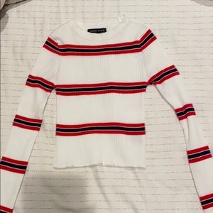 Kendall & Kylie striped long sleeve